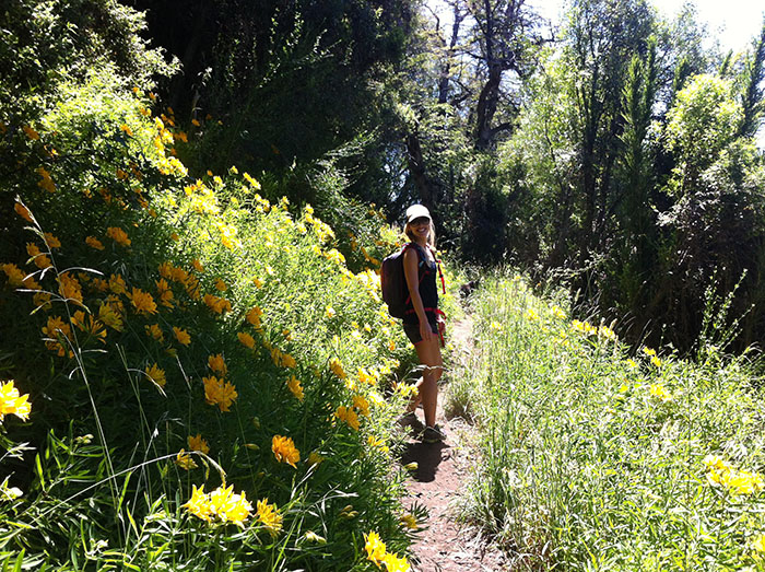 Foxy and the Fox Josi Hiking